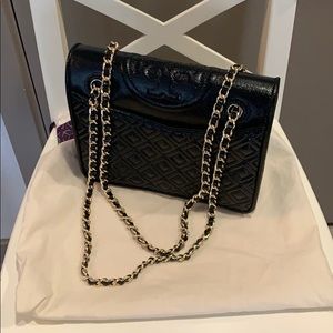 Tory Burch Saffino Leather Flap Bag